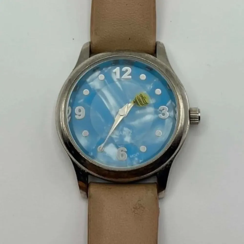 Silver & Blue Fish Watch